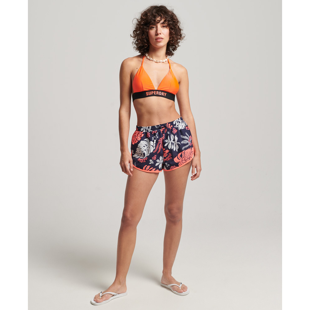 Calções Vintage de Mulher para Praia SUPERDRY Estampados Laranja (2xS) 