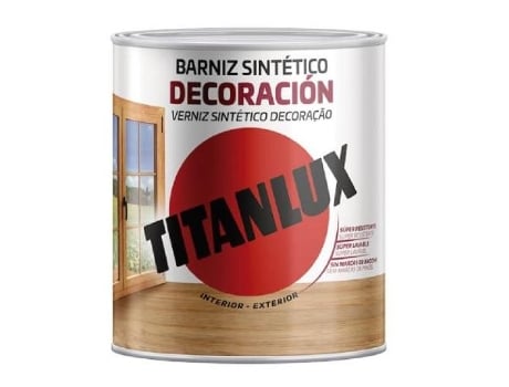 VERNIZ SINTÉTICO DECORAÇÃO MATE INCOLOR 750ml TITANLUX M12100034 - TITAN