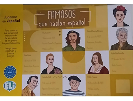 Livro Famosos Que Hablan Español de Vários Autores (Espanhol)