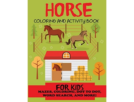 Livro Horse Coloring and Activity Book for Kids Kids Activity Books de Blue Wave Press (Inglês)