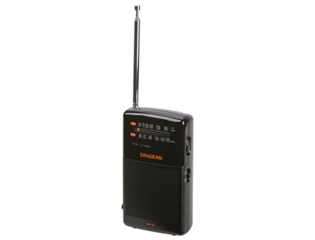 Sangean SR-35 Rádio de Bolso FM/AM Preto