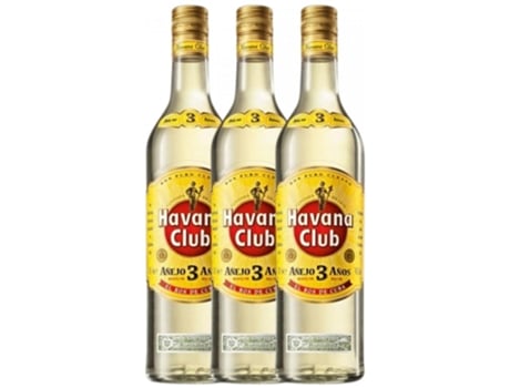 Rum HAVANA CLUB Havana Club Dorado 3 Anos (1 L - 3 unidades)