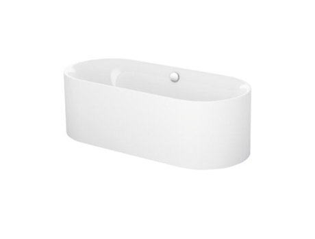 Banheira Independente BETTE Lux Oval Silhouette 180X80X45Cm 2 Encostos 3466Cfxxs Cor: Branco com Foice Antiderrapante