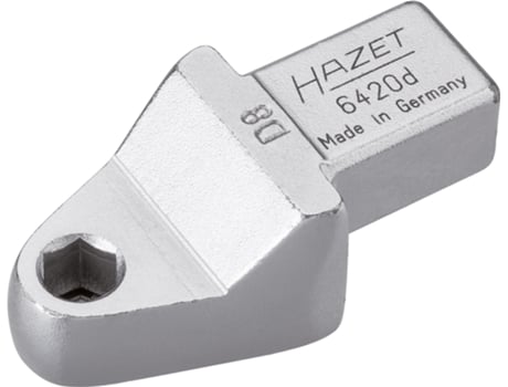 Ferramenta de chave de fenda inserível HAZET 6420D: quadrado inserível 14 x 18 mm hexágono oco 5/16 polegada 8 mm 58 mm