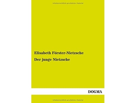 Livro Der junge Nietzsche German Edition de Elisabeth Förster-Nietzsche (Alemão)