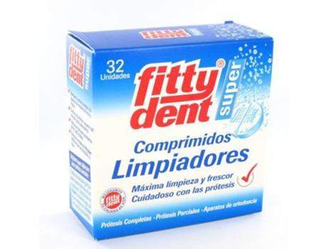 Fittydent Super tablets 32 unidades de produtos de limpeza