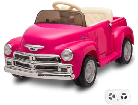 Carro Elétrico Infantil Chevrolet 3100 12V (Rosa)