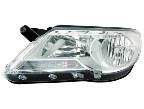 Farol Esquerdo Eletrico Vw Tiguan 07-11