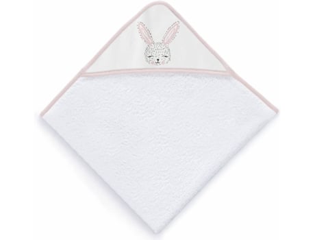 Toalha de Banho  Cute Rabbit (100x100 cm - Multicor)