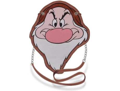 Bolsa DISNEY ICONS Grumpy Slim (Castanho - 19.5x19x2cm)