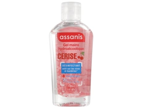 Gel Hidroalcoólico para as Mãos 80 Ml Cheiro: Cereja ASSANIS