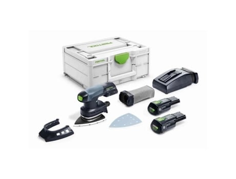 Lixadeira Híbrida Delta Dtsc 400 3.0 I-Plus 2 Baterias 3 0 Ah 18V Systainer Sys3 M 187 577508 FESTOOL