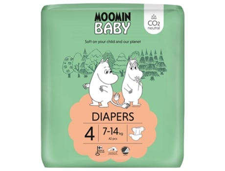 Fraldas de Bebé 7-14kg T4 Moomin Baby