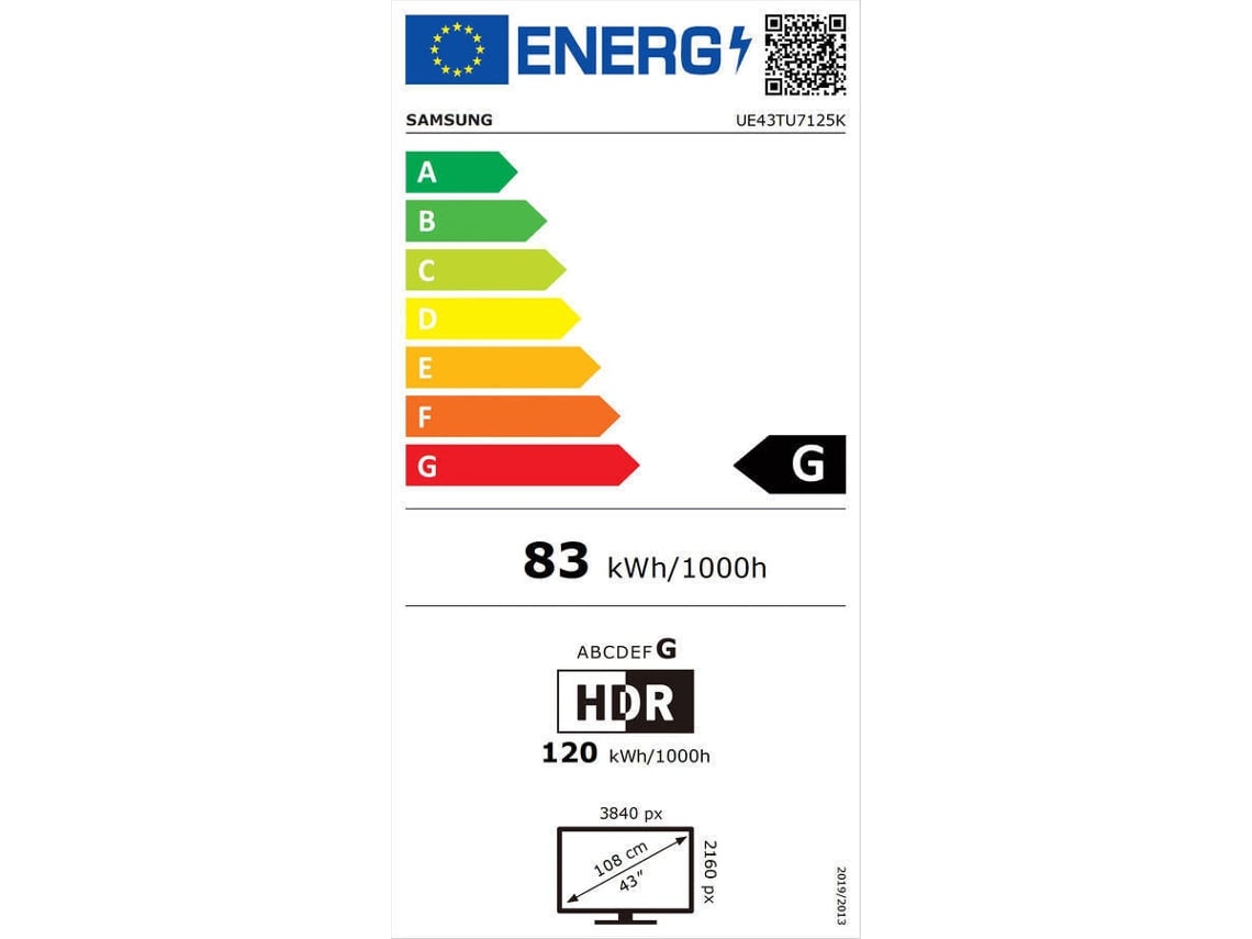 Tv Samsung Ue43tu7125 Led 43 109 Cm 4k Ultra Hd Smart Tv Worten Pt