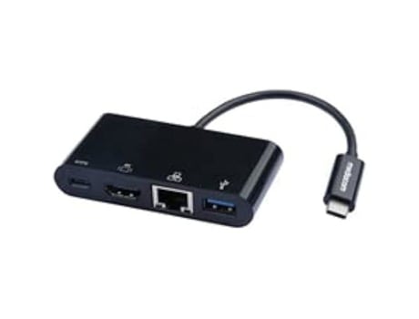 Estação de Acoplamento para Adaptador Multiporta MEDIACOM Type-C Hdmi Usb-C