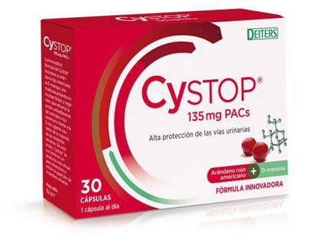 Cystop 5 mg 30 cápsulas de PACs