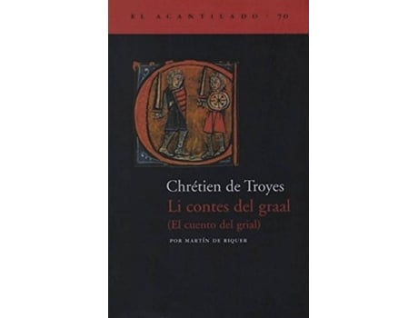 Livro Li Contes Del Graal de Chrétien De Troyes (Espanhol)