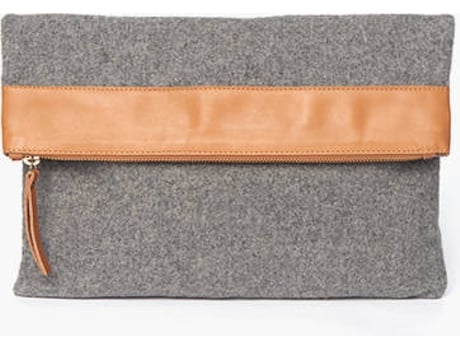 Mala BI-JOY Clutch Tecido Mulher (Cinzento)