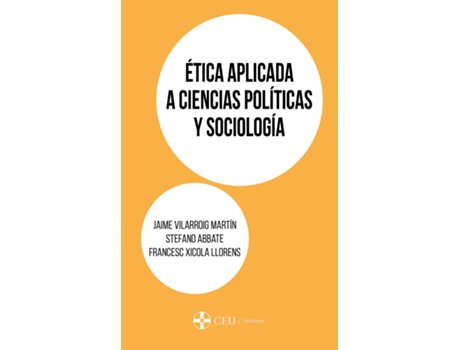 Livro Ética Aplicada A Ciencias Políticas Y Sociología de Jaime Vilarroig Martín (Espanhol)