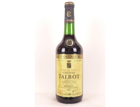 Vinho Tinto CHÂTEAU TALBOT 1970 (75 cl - 1 unidade)