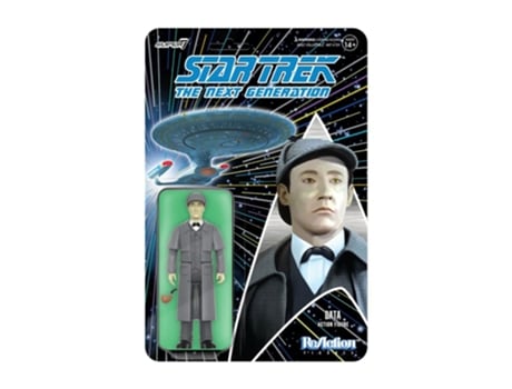 Figura Super7 Star Trek Data Holmes Figura de Reação 3.75 STARTREK