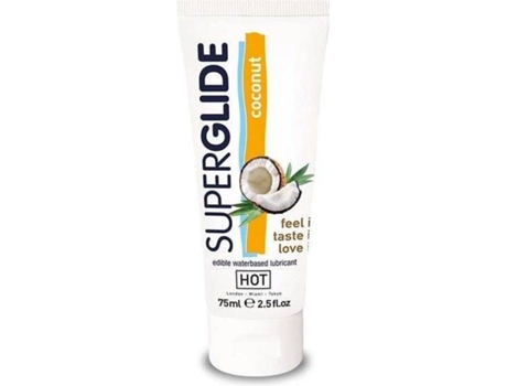 Lubrificante HOT Comestível Superglide Côco (75ml)