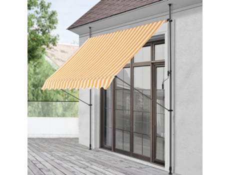 Toldo PRO.TEC (350 x 120 x 200-300 cm - Aço)