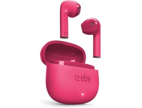 Auriculares Twin TWS One Color SBS (Rosa)