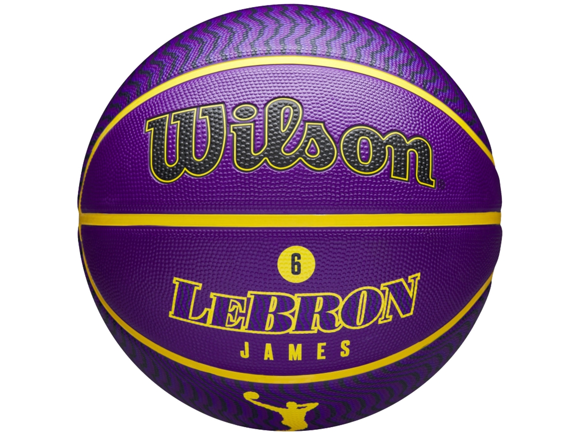 WILSON Nba Player Icon Lebron James Outdoor Ball Wz4005901Xb Unissex Bolas  de Basquete Roxogranada 7 Eu