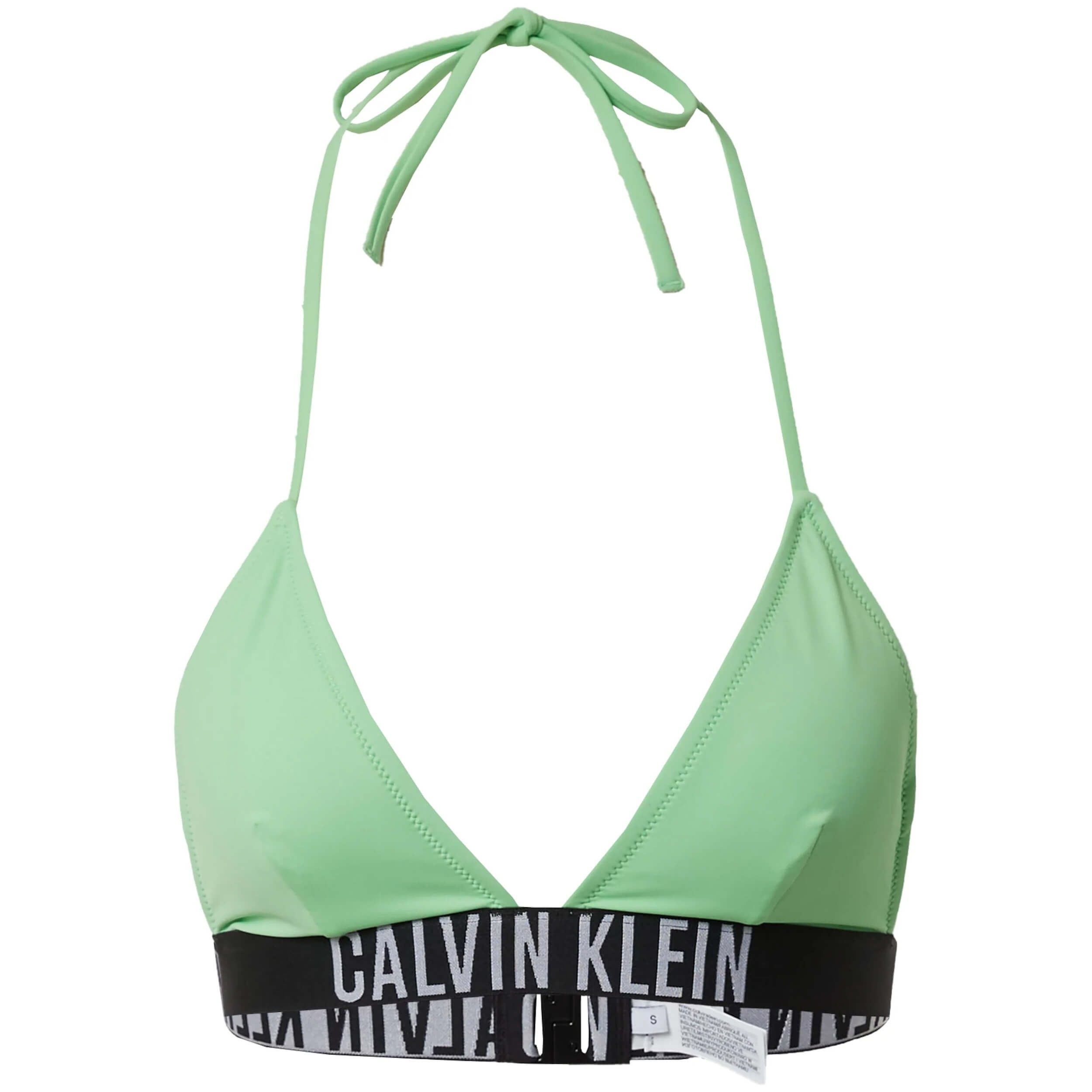 Top Triângulo Calvin Klein Cotton Feminino - Verde