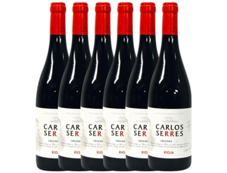 Carlos Serres Rioja Crianza 75 cl (Caixa de 6 unidades)