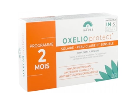 Oxelio Protect Solar Pele Clara e Sensível 60 Cápsulas JALDES