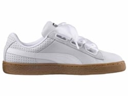 Puma basket cheap heart perf gum