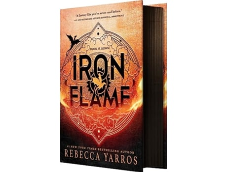 Livro Iron Flame de Rebecca Yarros (Inglês - Capa Dura)