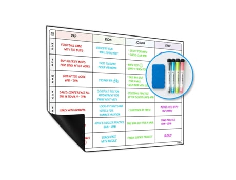 Planejador Fridge WALLDECA Weekly Planner (17 x 12)