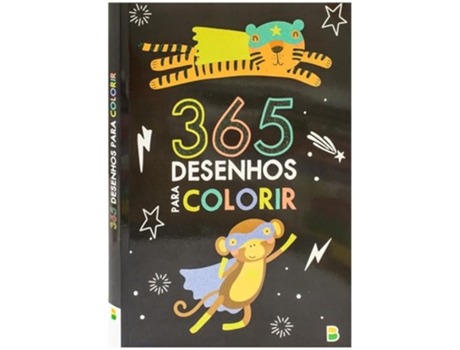 Livro 365 Desenhos Para Colorir de Todolivro (Português)