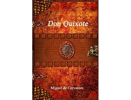 Livro Don Quixote de Miguel de Cervantes (Inglês)