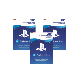 Cartões da PlayStation Store de 50,00 €