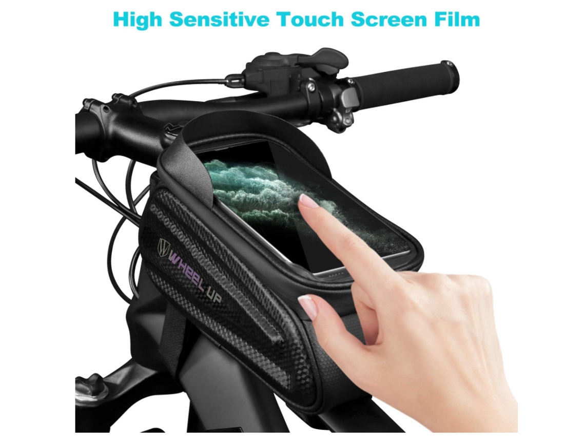 Wild Man Waterproof Bicycle Handlebar Bag Reflective Touch - Temu