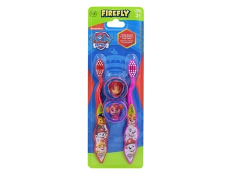 Conjunto de 2 escovas de dentes com tampa Paw Patrol FIREFLY