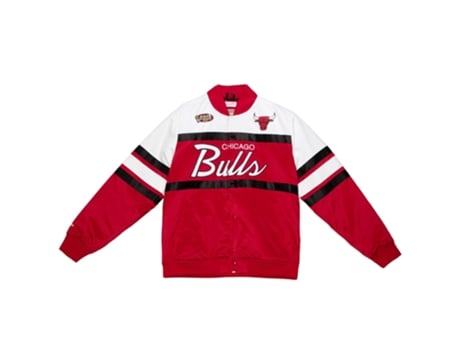 Fato de Treino de Homem para Fitness MITCHELL & NESS Botões Chicago Bulls Vermelho (M)