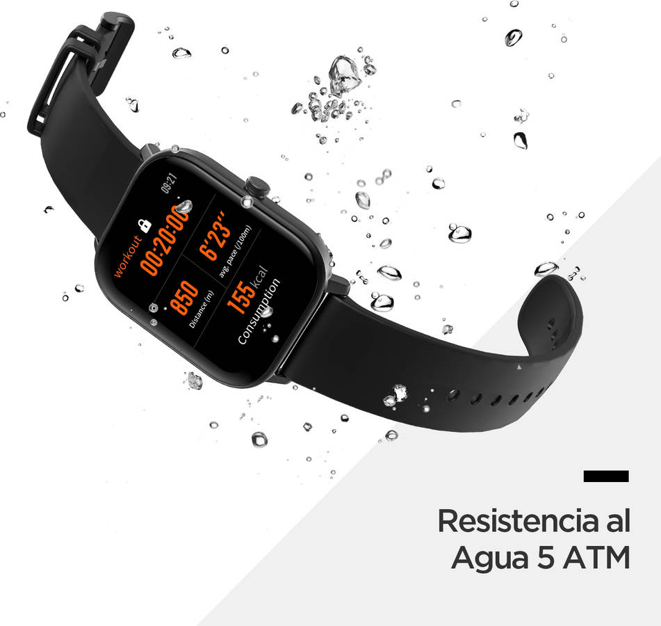 Smartwatch AMAZFIT GTS Preto Worten.pt