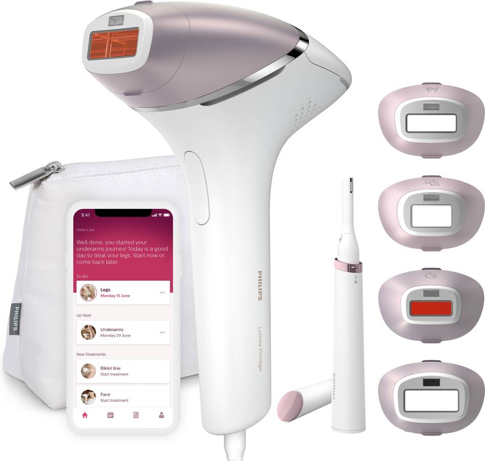 Depiladora de luz pulsada Philips Lumea Prestige IPL BRI945/00 cara y  cuerpo - Comprar en Fnac