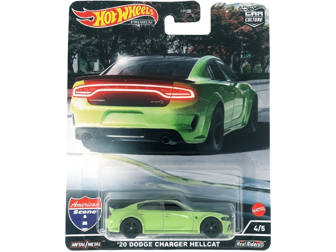 Carrinho HOT WHEELS ´20 Dodge Charger Hellcat (Idade Mínima Recomendada: 3  anos - 1:64) 