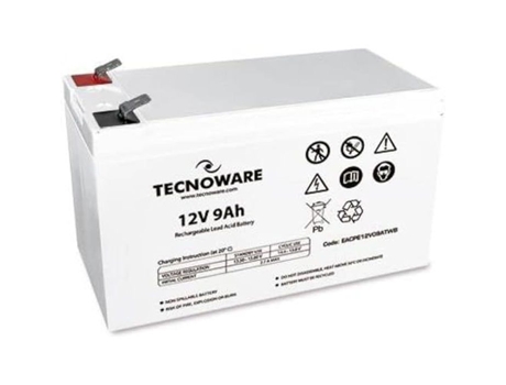 Bateria UPS Tecnoware Alta Vedação de Chumbo 12V DC 9 Ah TECNOWARE POWER SYSTEMS