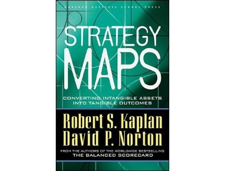 Livro Strategy Maps de Robert S Kaplan e David P Norton (Inglês - Capa Dura)