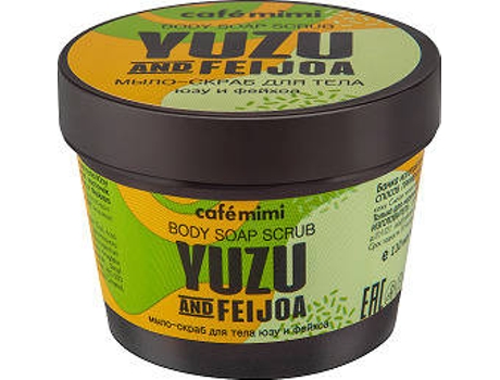 Cafe Mimi Body Soap Scrub Yuzu - Feijoa 110Ml