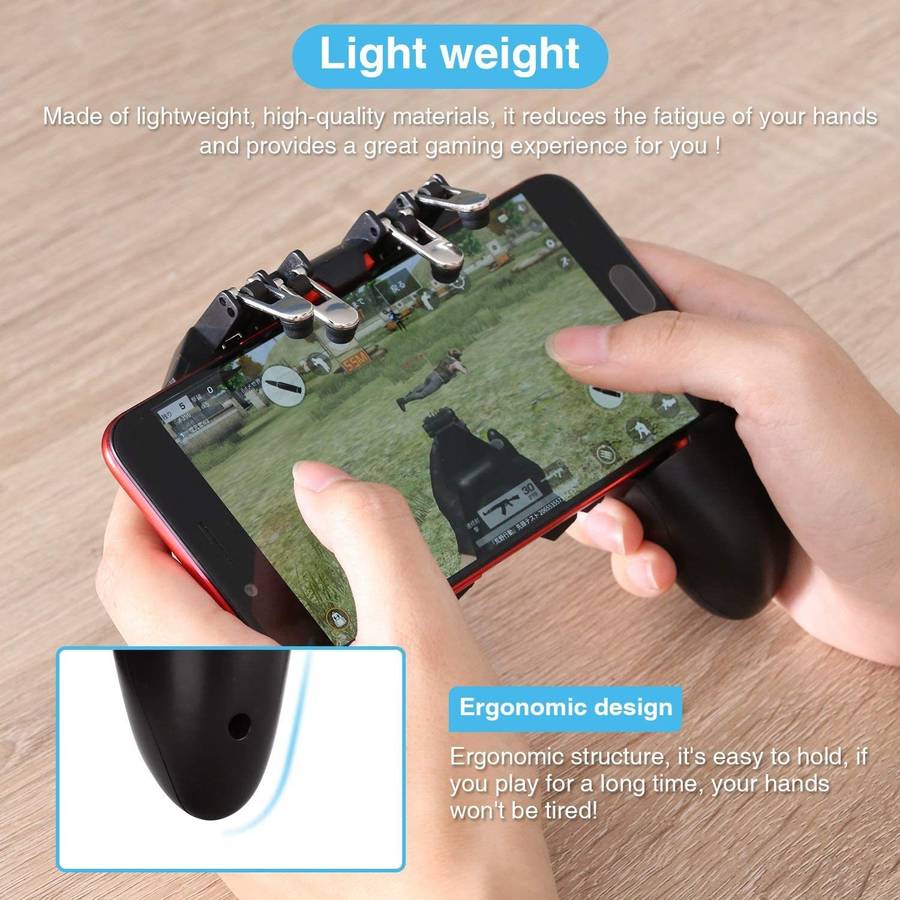 Joystick Gamepad L1 R1 para Celular Android Ios Iphone Mira Tiro