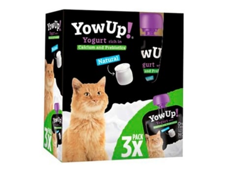 Yogur para Gatos 3x115 gr Yowup