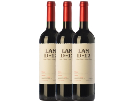 Vinho LAN Lan D-12 Tempranillo Rioja Crianza (0.75 L - 3 unidades)